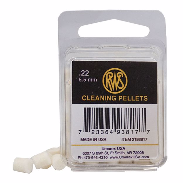 Picture of AIRGUN MAINTENANCE FELT CLEANING PELLETS .22 CALIBER - 80CT