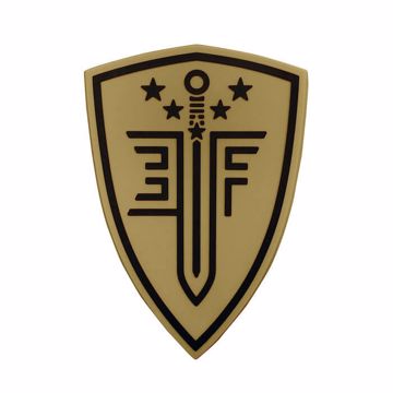 Picture of ELITE FORCE SHIELD RUBBER PATCH TAN