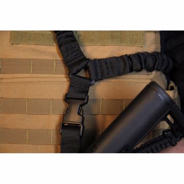 Picture of ELITE FORCE DUAL BUNGEE SINGLE POINT SLING BLACK