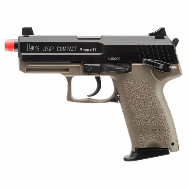 Umarex H&K USP Compact GBB Pistol (Black) Model: UMAREX-GBB-USPCOM-BK  $148.99 -  - Airsoft Store Products