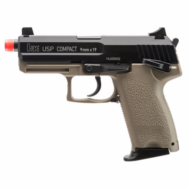 Picture of HK USP COMPACT TAC GBB 6MM FDE