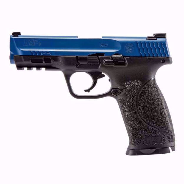 T4E S&W M&P9 M2.0 LE .43 CAL PAINTBALL TRAINING PISTOL BLUE SLIDE left view