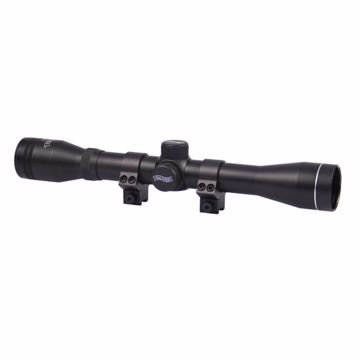 Picture of WALTHER 4 X 32 AIR RIFLE SCOPE 1 INCH TUBE WITH RINGS
