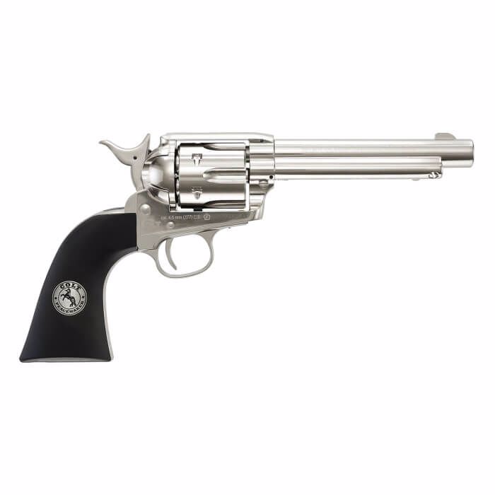 ガスガン　Colt Single Action Army .45 COLT SINGLE ACTION ARMY 45 .177 NICKEL PELLET REVOLVER | Umarex USA