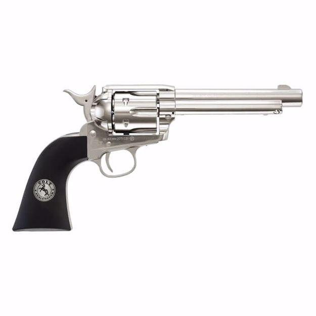 COLT SINGLE ACTION ARMY 45 .177 NICKEL PELLET REVOLVER | Umarex USA
