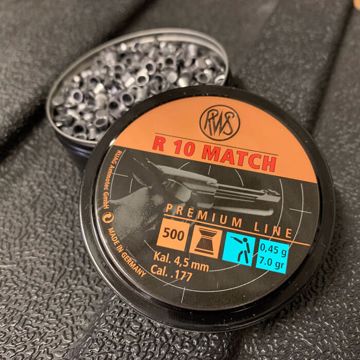 Picture of RWS R10 MATCH .177-4.51mm Pellet TIN 500CT