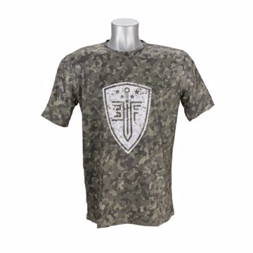 Picture of EF FRONT LINE RESOLUTION TEE GREEN CAMO 3XL