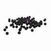 T4E RUBBER BALLS-.68 CAL-BLACK-4000 CT BULK balls on surface scattered top view