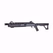 T4E TX 68 PAINTBALL MARKER RIFLE .68 CAL - Mounted by Female - Left Side