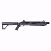 T4E TX 68 PAINTBALL MARKER RIFLE .68 CAL - Mounted by Female - Right Side Profile