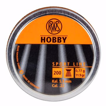 RWS HOBBY .22 PELLET 200 CT