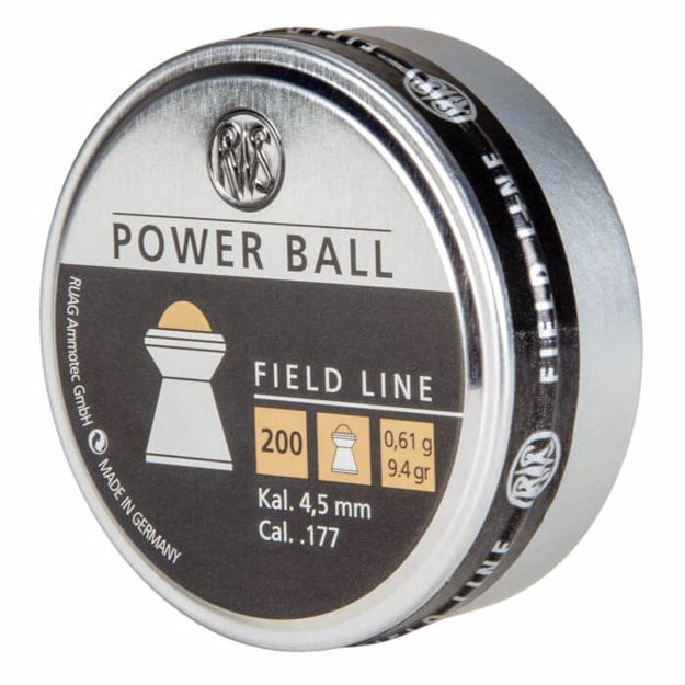 Picture of RWS POWER BALL .177 AIRGUN PELLET 200 CT