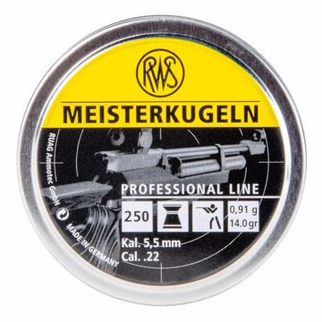 RWS MEISTERKUGELN .22 PELLET 250 CT
