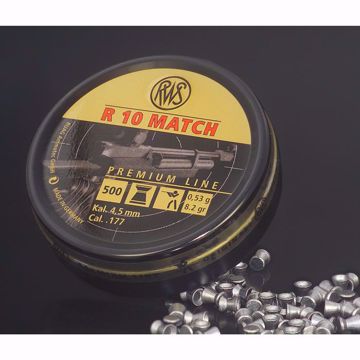  R 10 Match .177 Caliber Pellets 8.2Grains