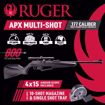 Ruger APX Multi-Shot Pneumatic Pump Pellet Rifle with Scope