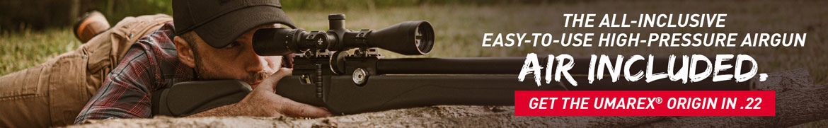 The All-Inclusive Easy-to-Use High-Pressure Airgun. Air Included. Get the Umarex Origin in .22