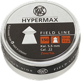 RWS .22 Caliber Hypermax Alloy Pellets